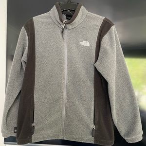 The North Face fleece jacket, zip front boys in large